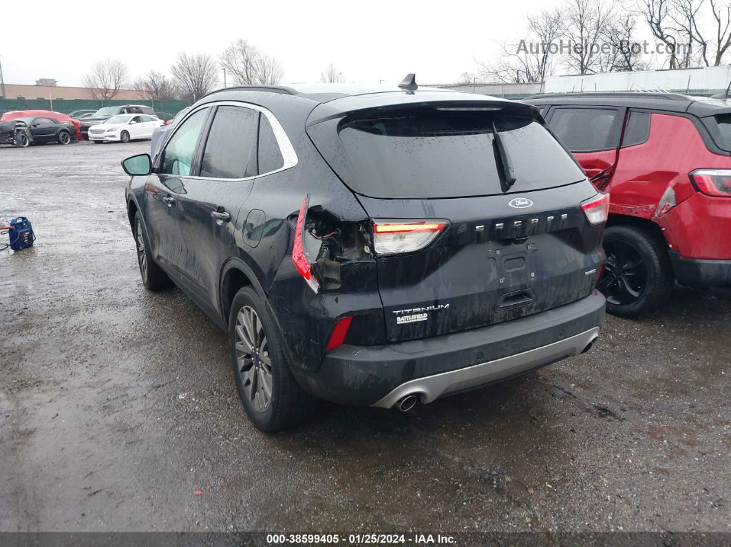 2021 Ford Escape Titanium Синий vin: 1FMCU9J91MUA79207