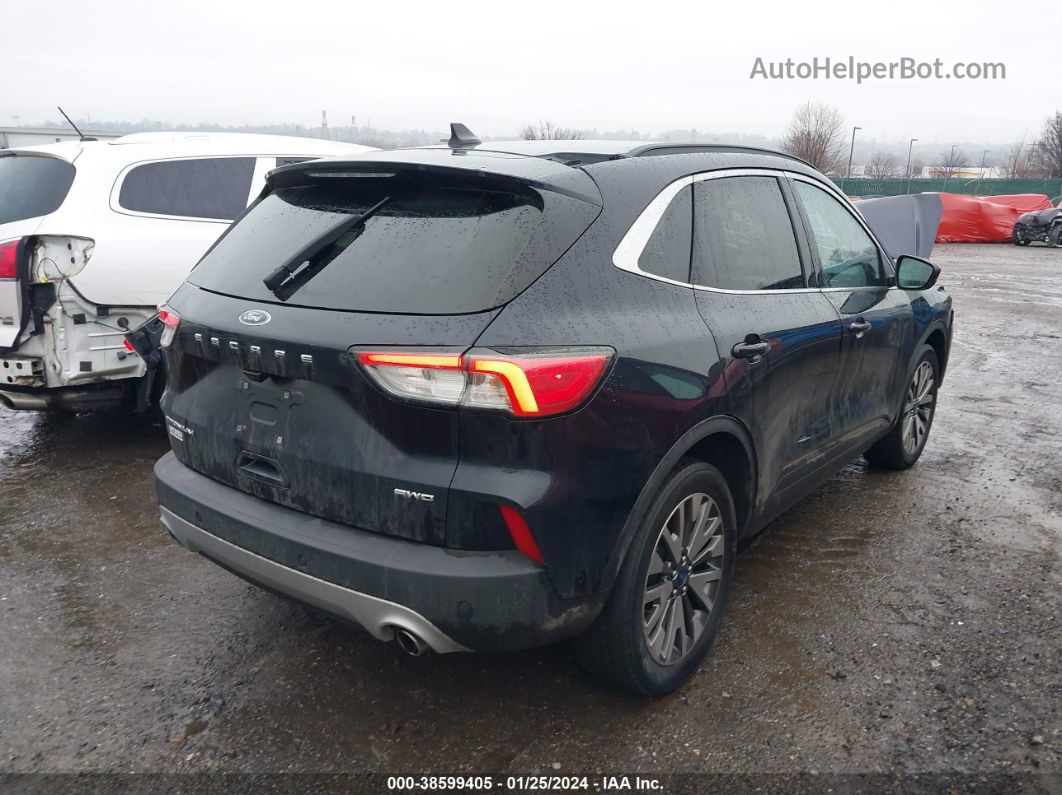 2021 Ford Escape Titanium Синий vin: 1FMCU9J91MUA79207