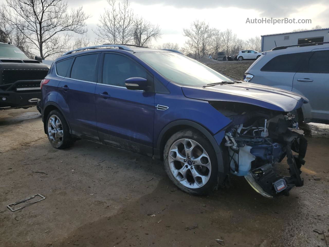 2013 Ford Escape Titanium Blue vin: 1FMCU9J92DUC45640