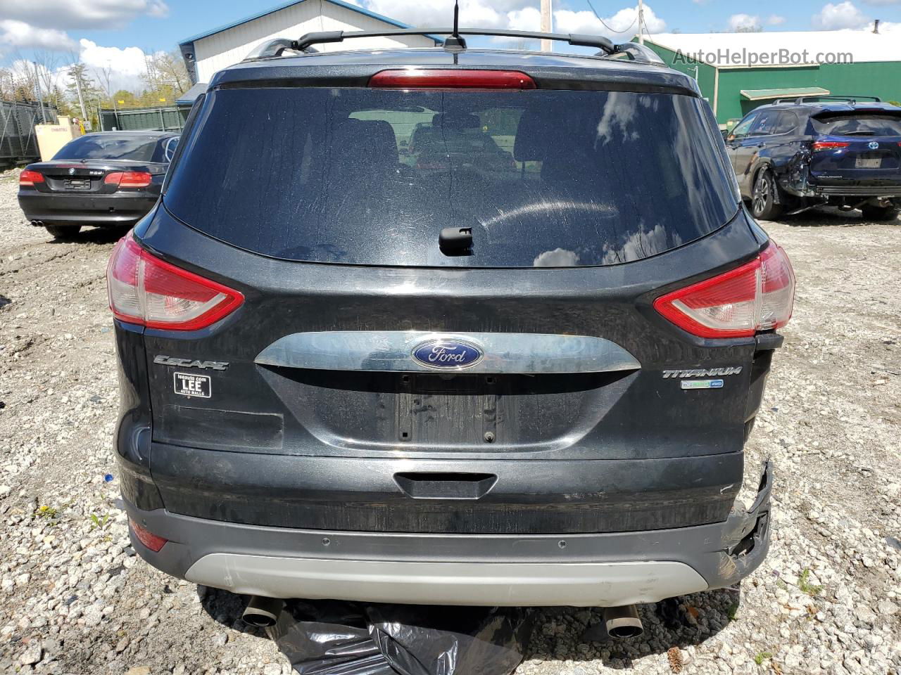 2014 Ford Escape Titanium Black vin: 1FMCU9J92EUC13806