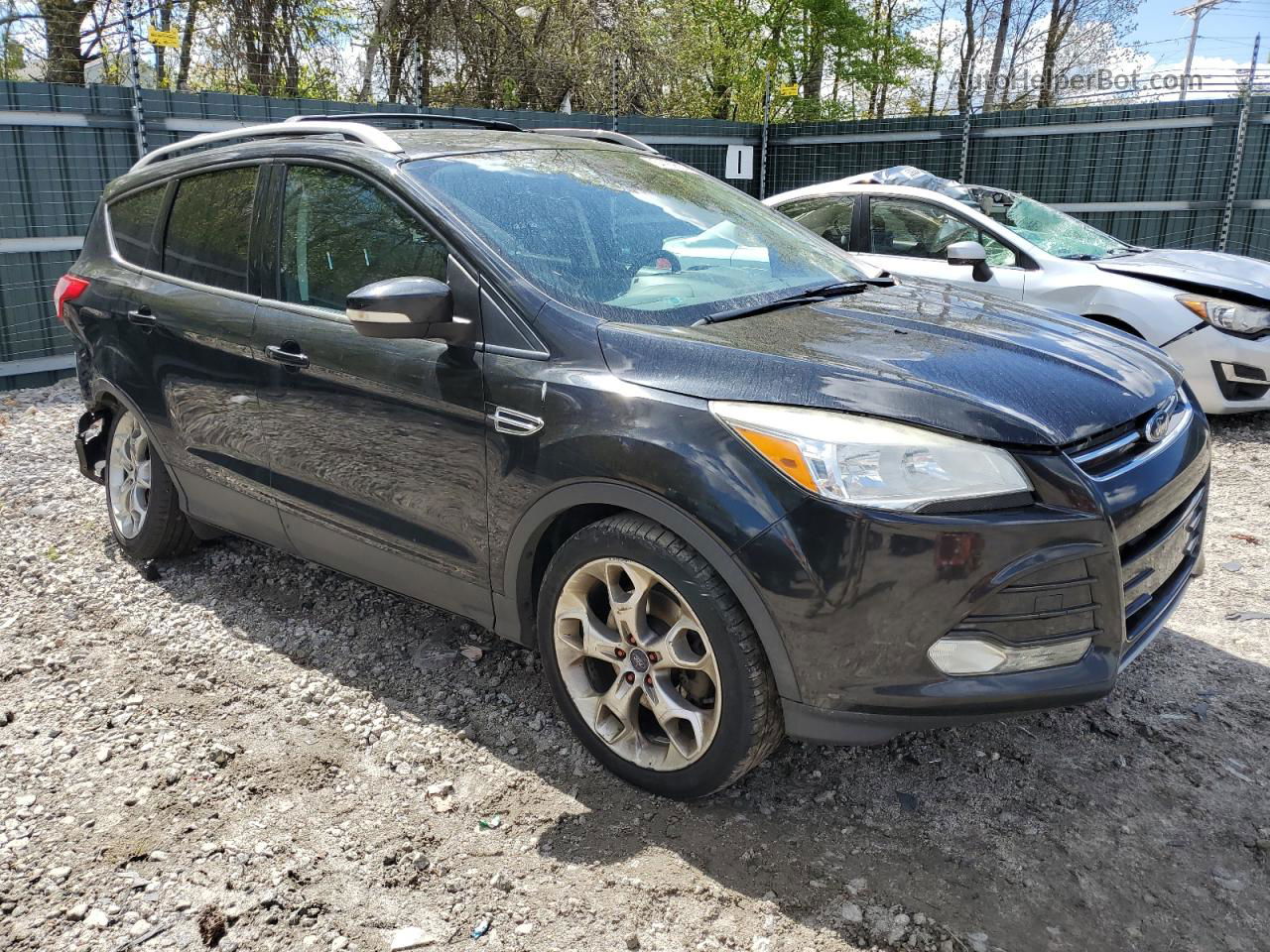 2014 Ford Escape Titanium Black vin: 1FMCU9J92EUC13806