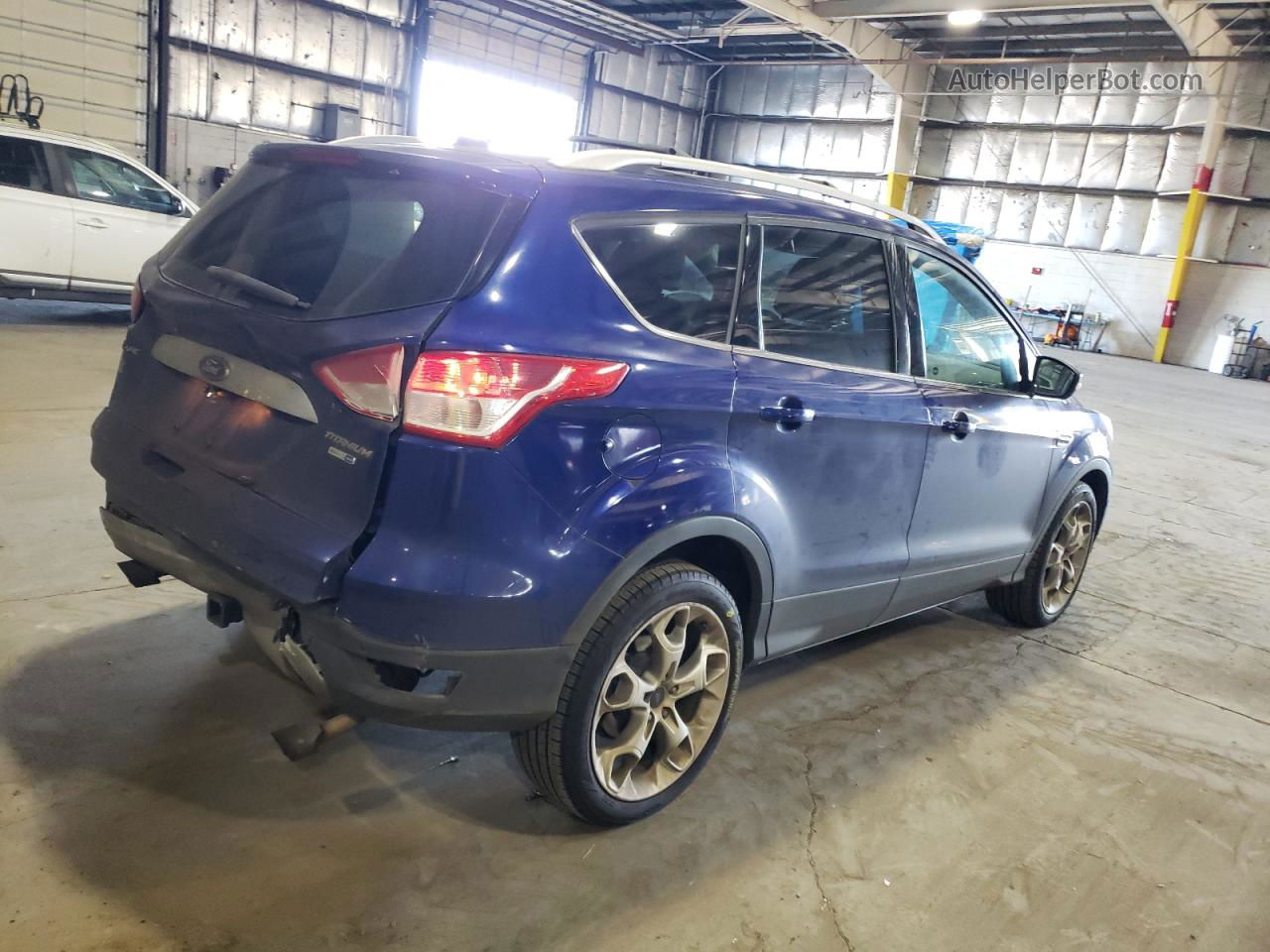 2014 Ford Escape Titanium Blue vin: 1FMCU9J92EUC85685