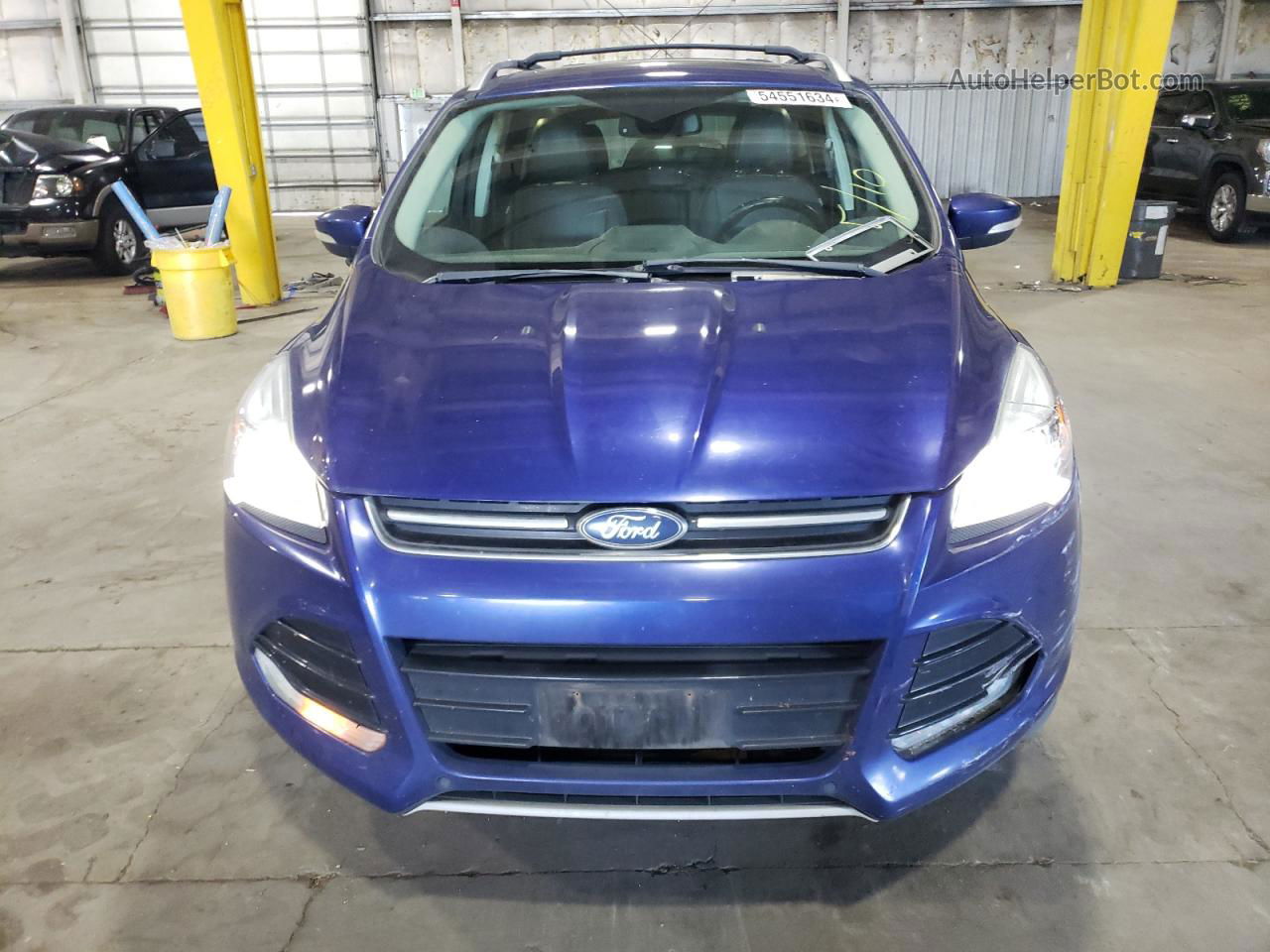 2014 Ford Escape Titanium Blue vin: 1FMCU9J92EUC85685