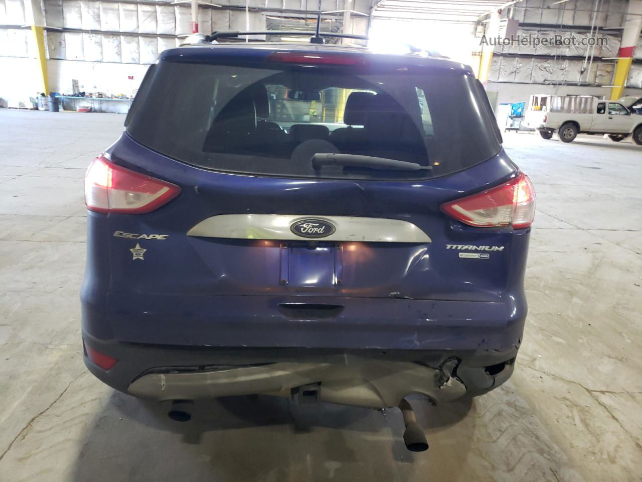 2014 Ford Escape Titanium Blue vin: 1FMCU9J92EUC85685