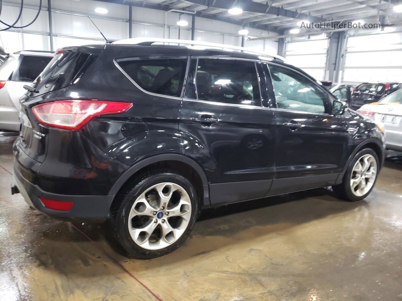 2014 Ford Escape Titanium Черный vin: 1FMCU9J92EUE26500