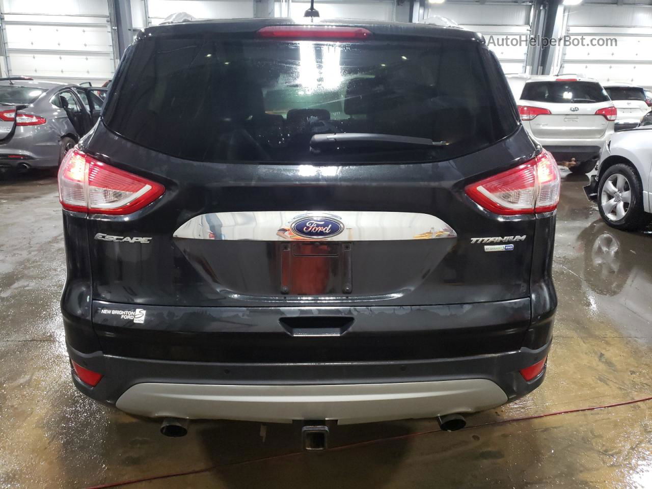 2014 Ford Escape Titanium Черный vin: 1FMCU9J92EUE26500