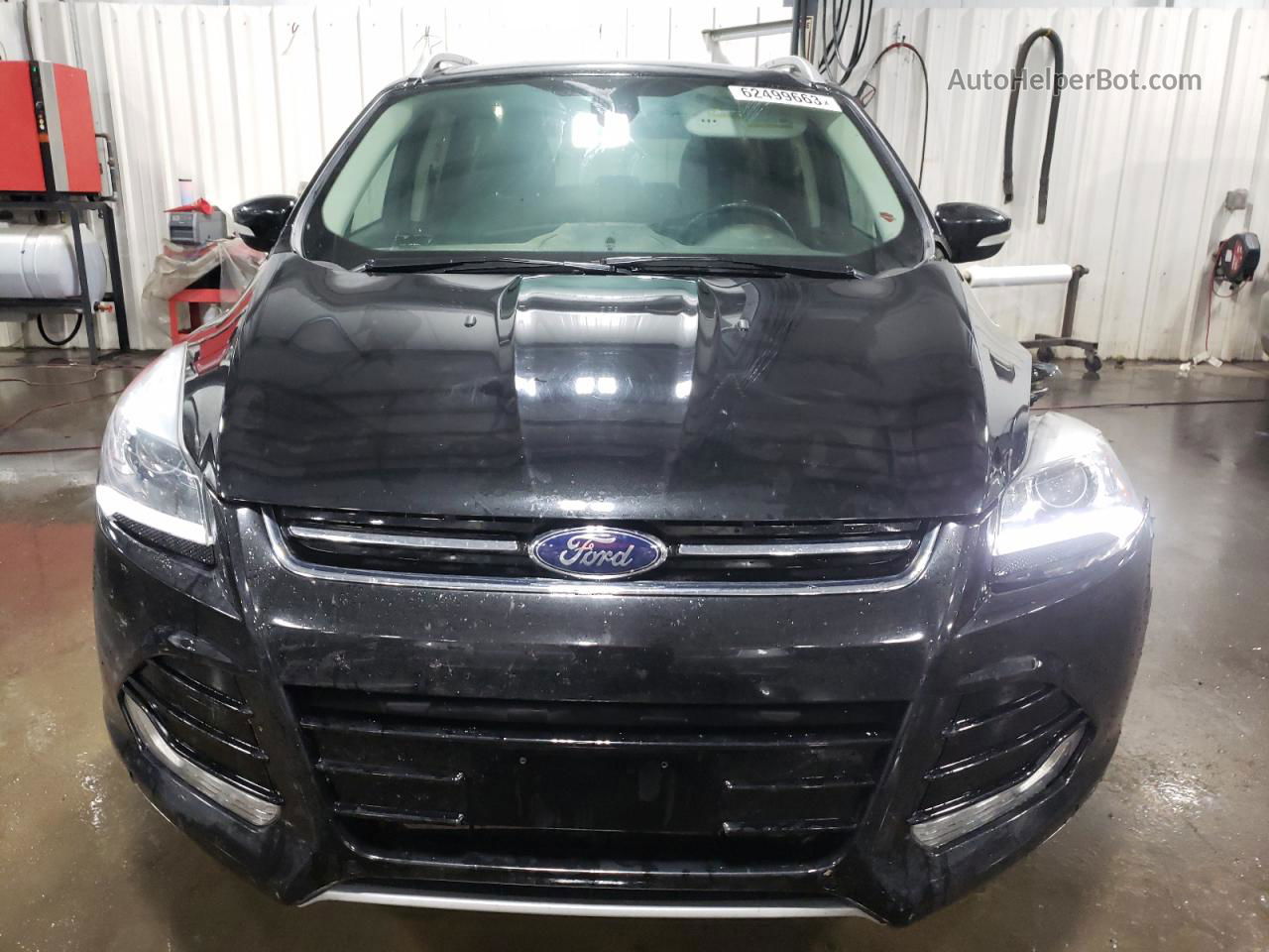 2014 Ford Escape Titanium Черный vin: 1FMCU9J92EUE26500