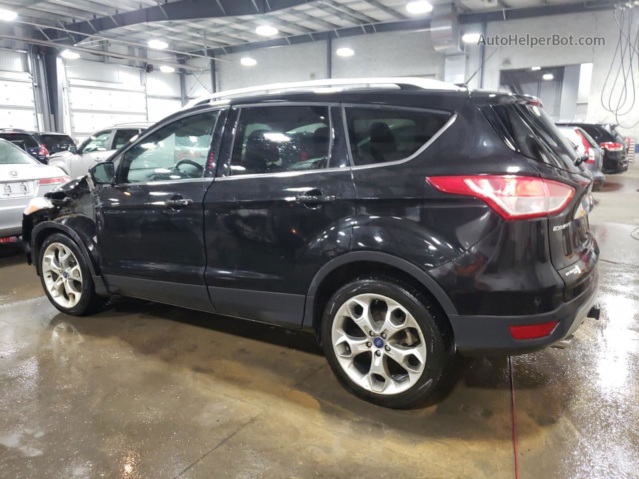 2014 Ford Escape Titanium Черный vin: 1FMCU9J92EUE26500