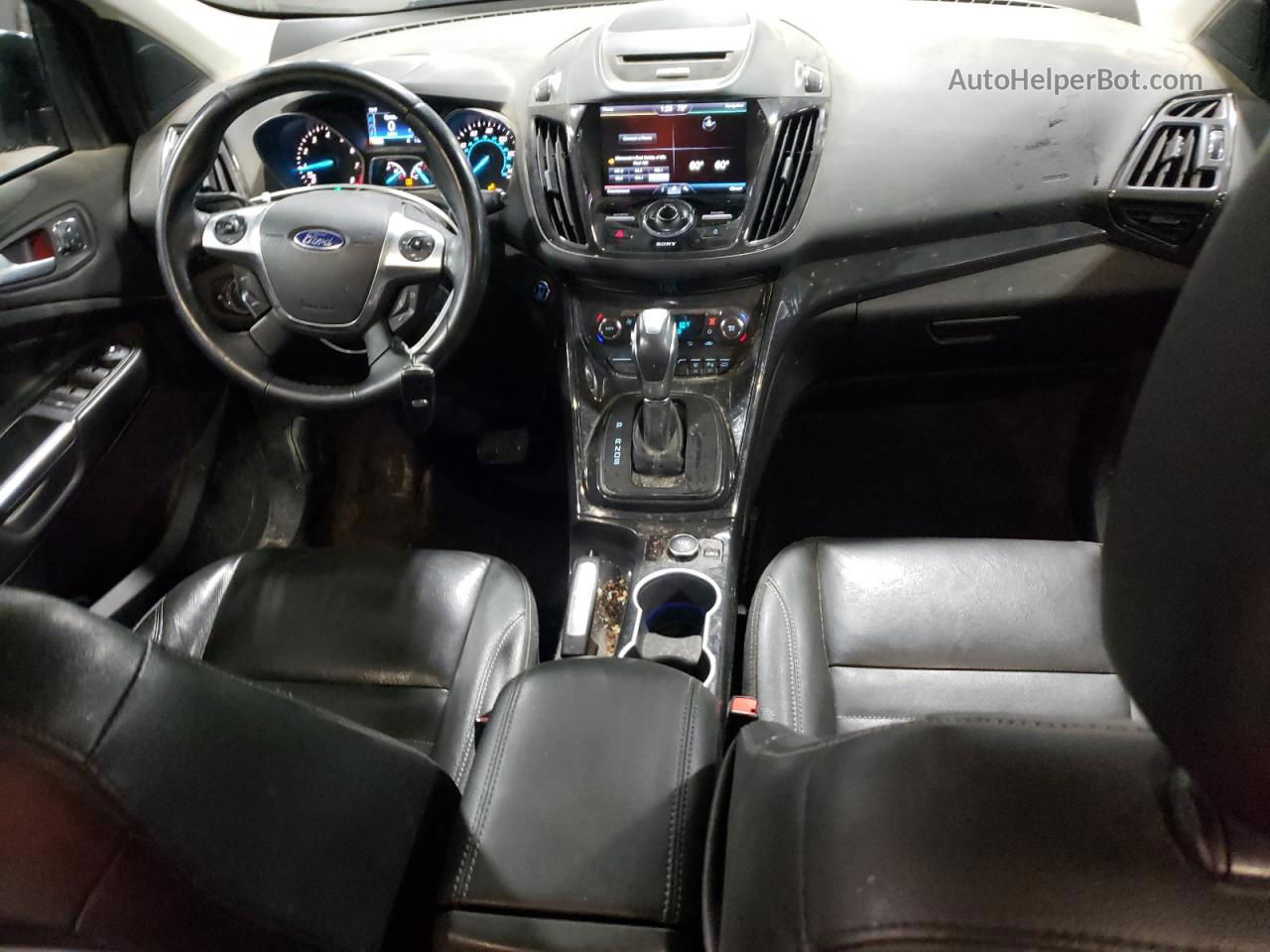 2014 Ford Escape Titanium Черный vin: 1FMCU9J92EUE26500