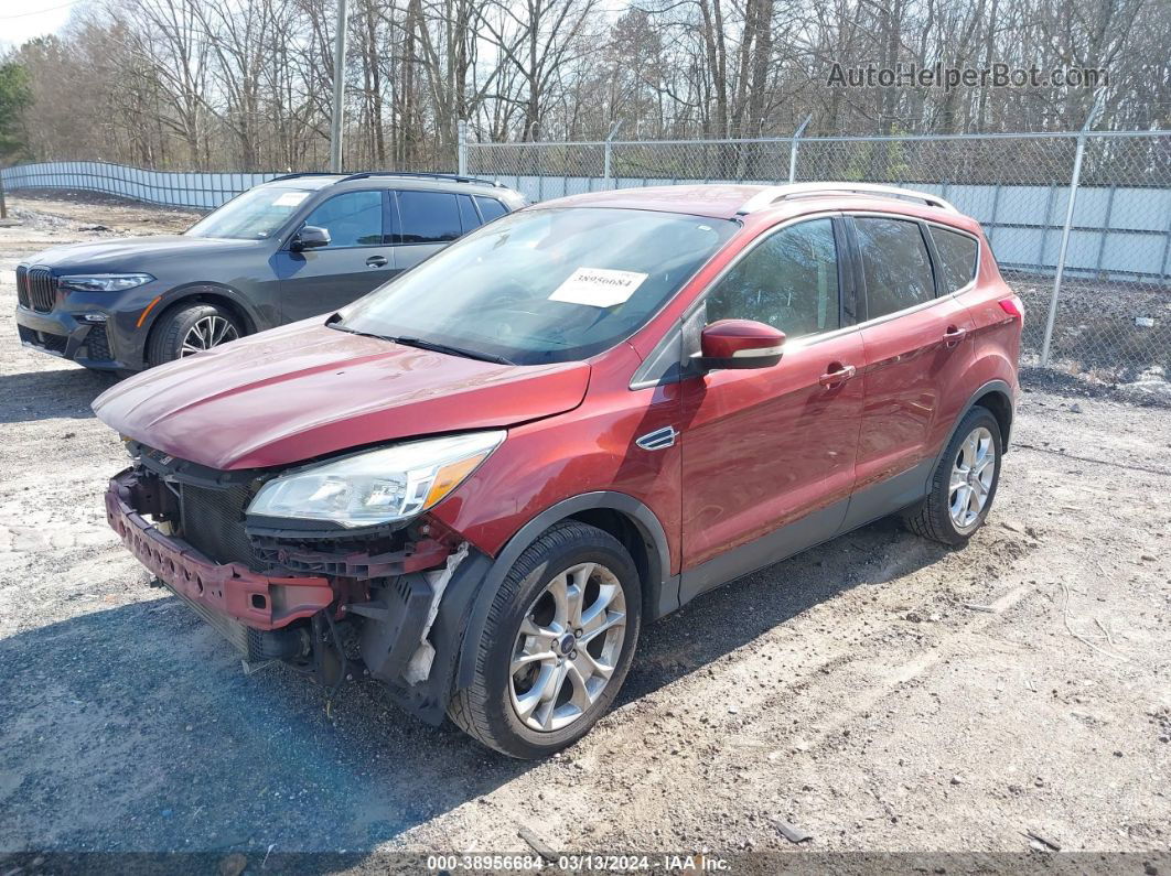 2016 Ford Escape Titanium Red vin: 1FMCU9J92GUA77910