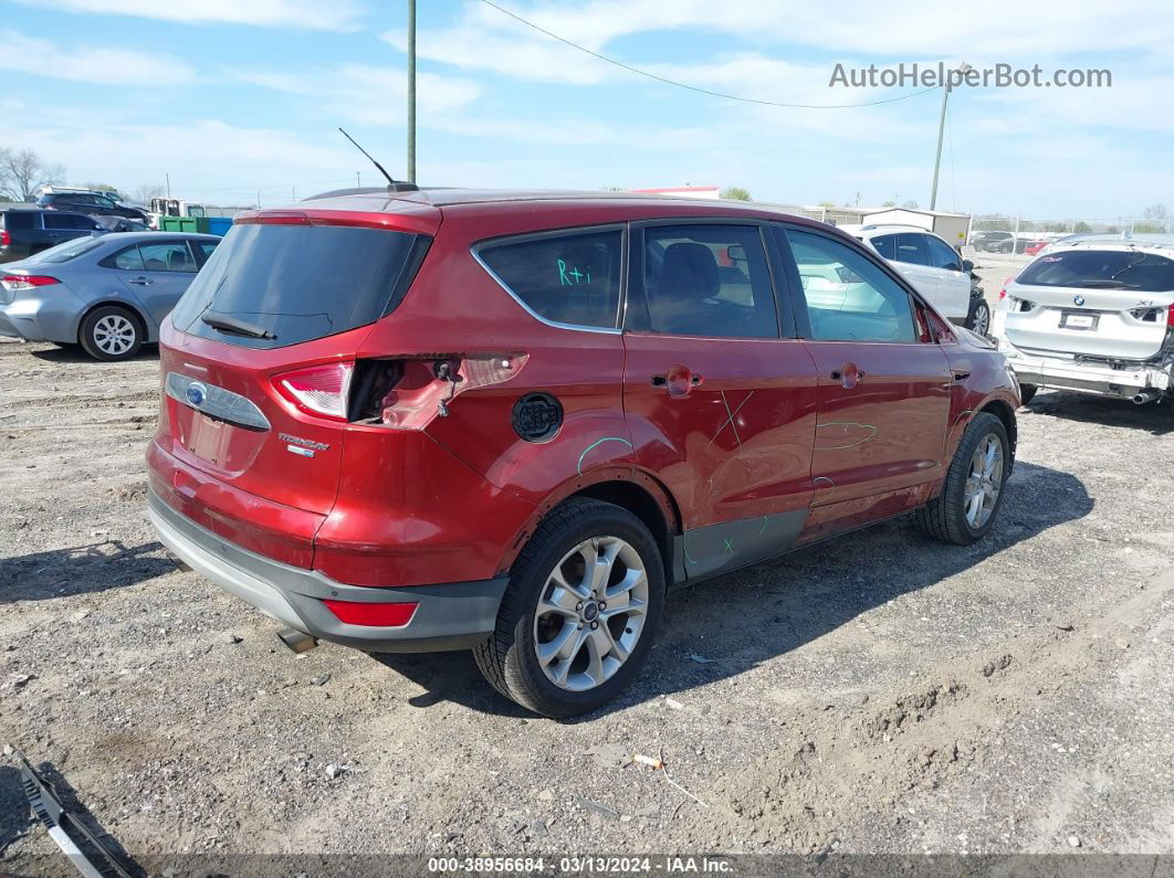 2016 Ford Escape Titanium Red vin: 1FMCU9J92GUA77910