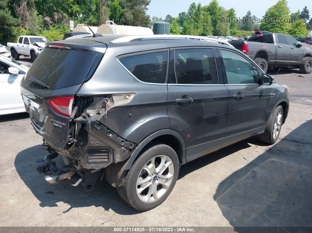 2016 Ford Escape Titanium Серый vin: 1FMCU9J92GUC67979