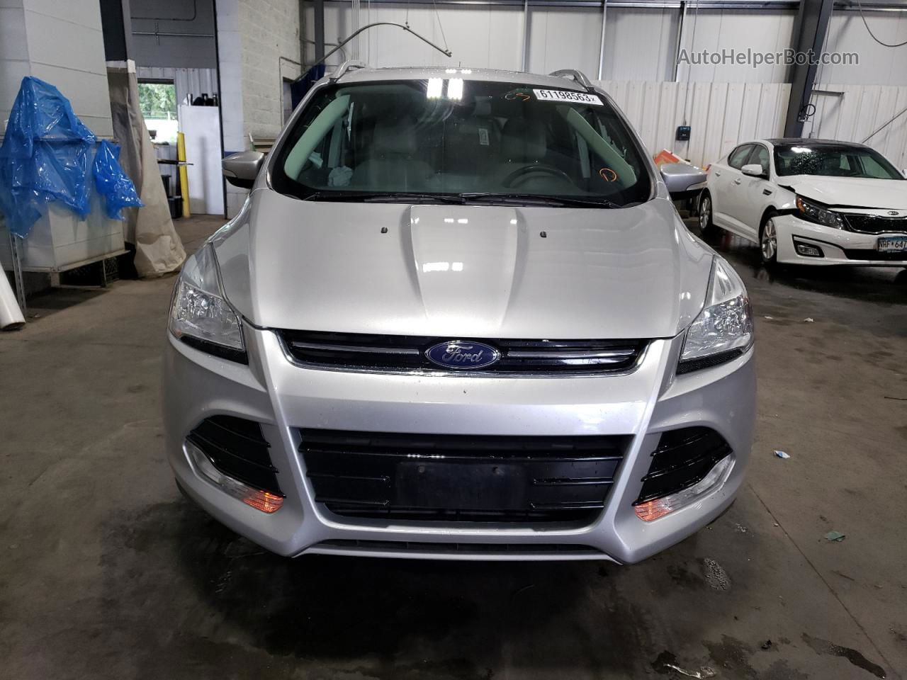 2016 Ford Escape Titanium Silver vin: 1FMCU9J92GUC68470