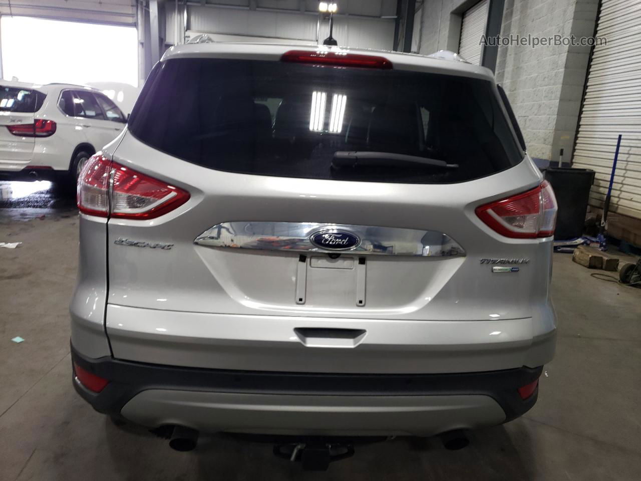 2016 Ford Escape Titanium Silver vin: 1FMCU9J92GUC68470