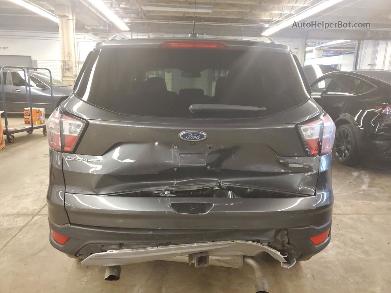 2017 Ford Escape Titanium Charcoal vin: 1FMCU9J92HUE66581