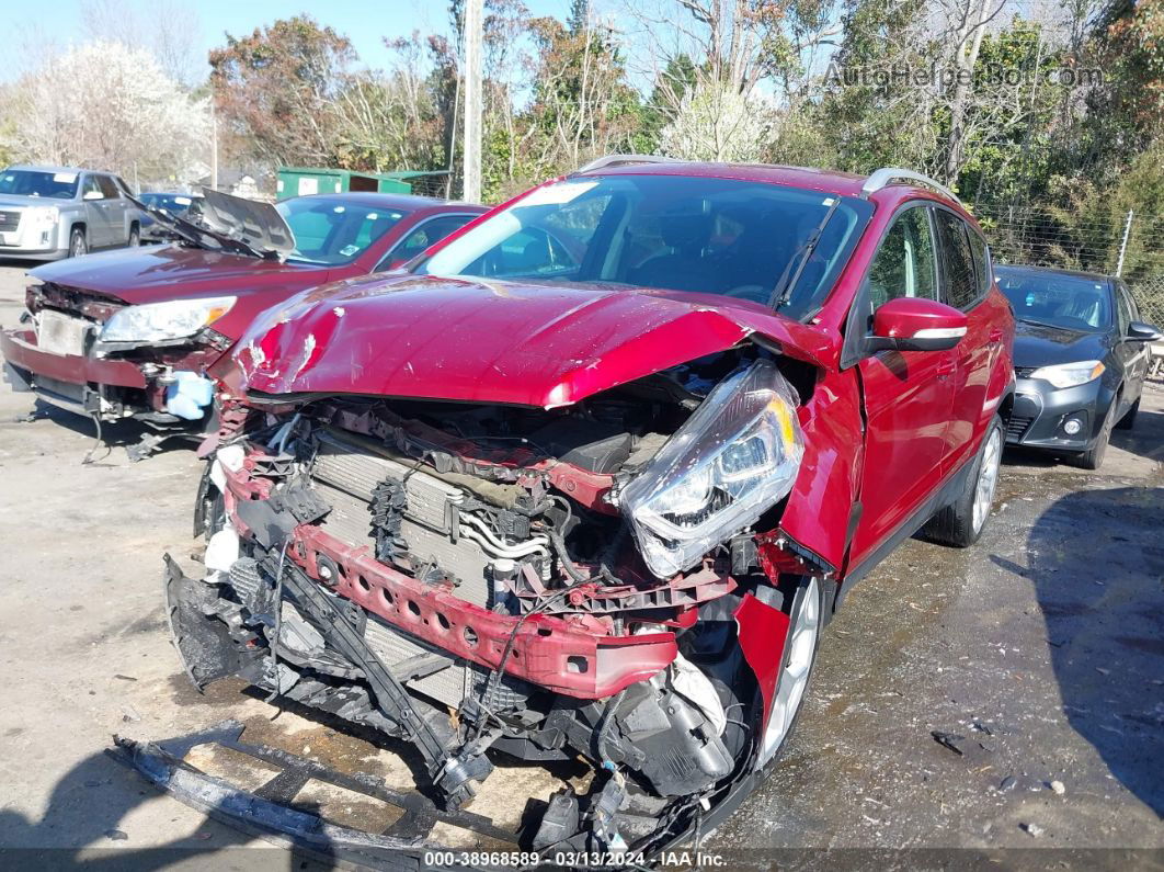 2019 Ford Escape Titanium Red vin: 1FMCU9J92KUB83105