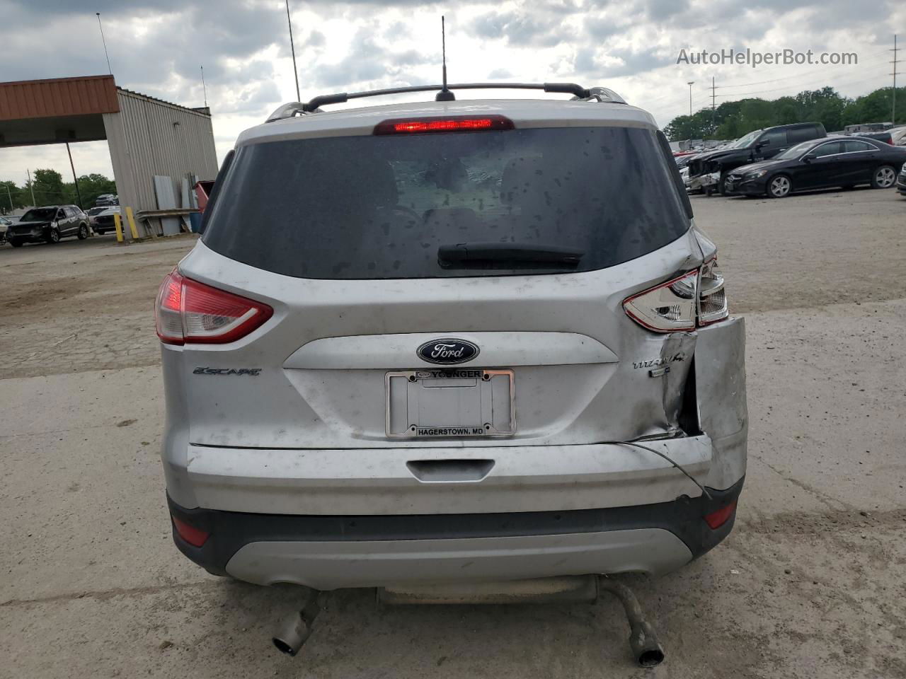 2013 Ford Escape Titanium Silver vin: 1FMCU9J93DUB21246