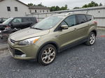 2013 Ford Escape Titanium Green vin: 1FMCU9J93DUB28259