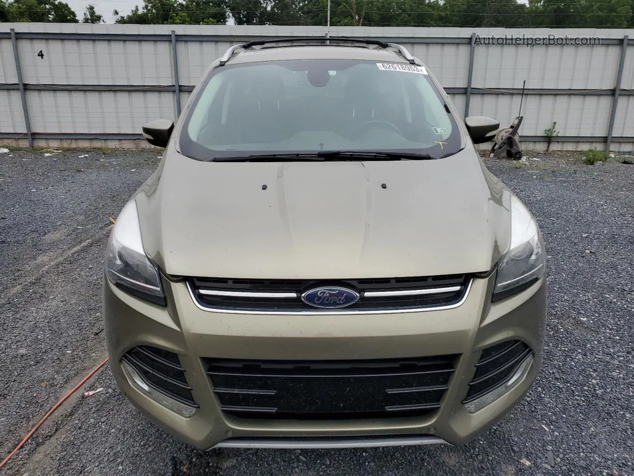 2013 Ford Escape Titanium Green vin: 1FMCU9J93DUB28259