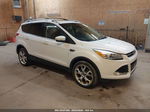 2013 Ford Escape Titanium White vin: 1FMCU9J93DUD91254