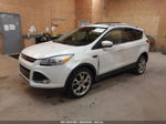 2013 Ford Escape Titanium White vin: 1FMCU9J93DUD91254