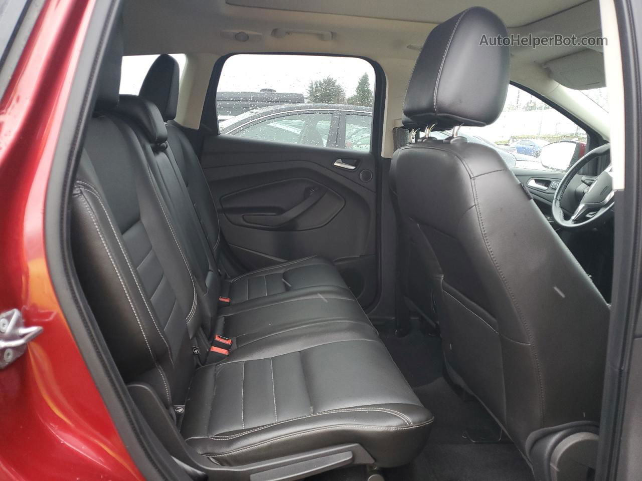 2014 Ford Escape Titanium Красный vin: 1FMCU9J93EUE54001