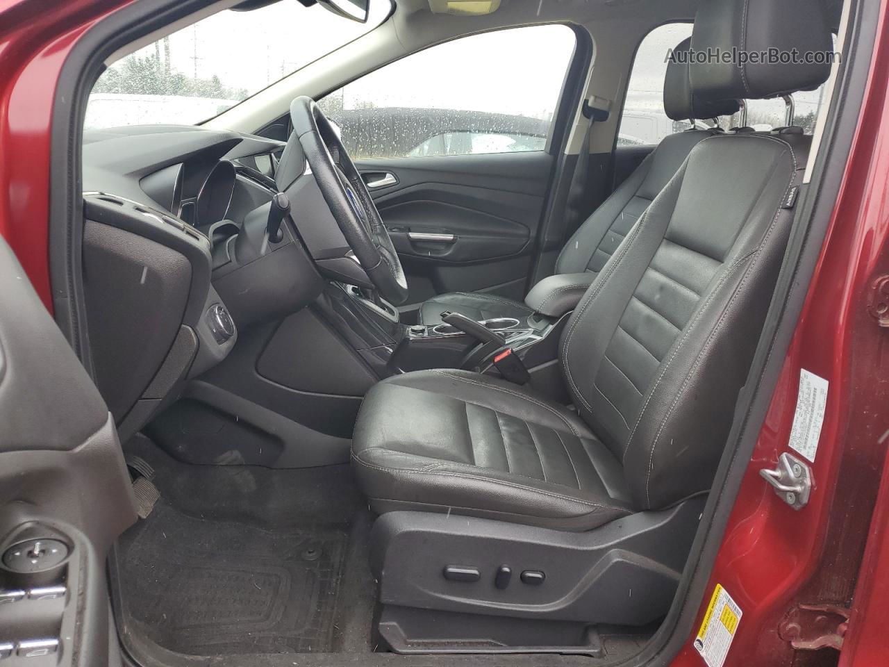 2014 Ford Escape Titanium Красный vin: 1FMCU9J93EUE54001