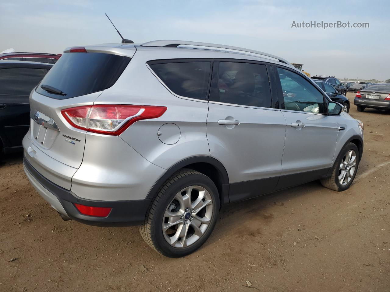 2015 Ford Escape Titanium Silver vin: 1FMCU9J93FUB79778