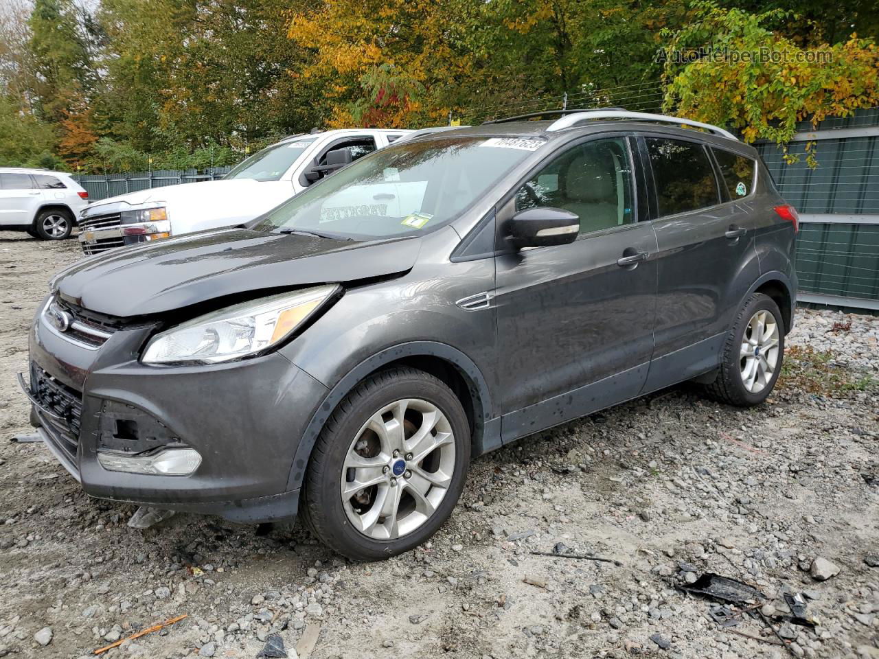 2015 Ford Escape Titanium Gray vin: 1FMCU9J93FUC14643