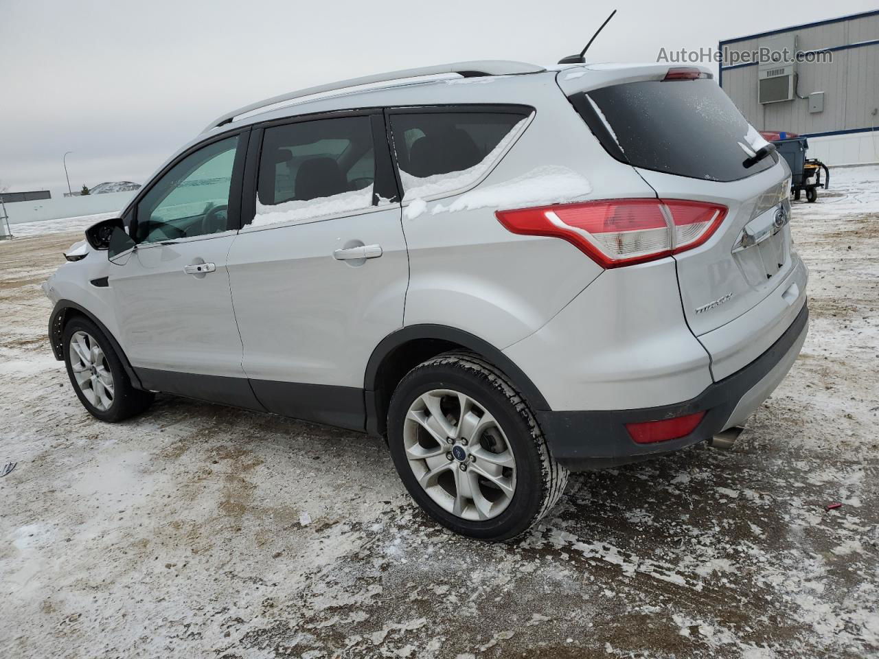 2016 Ford Escape Titanium Серебряный vin: 1FMCU9J93GUA95249