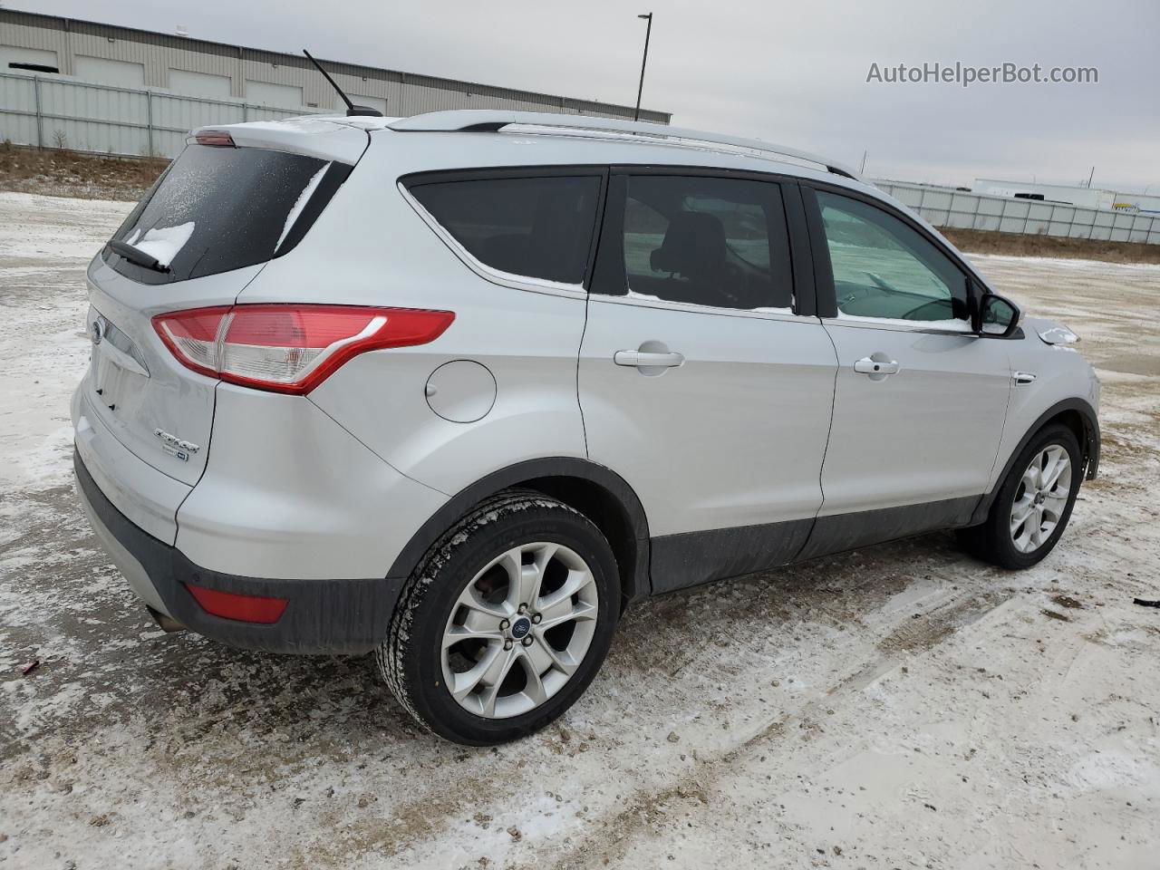 2016 Ford Escape Titanium Серебряный vin: 1FMCU9J93GUA95249