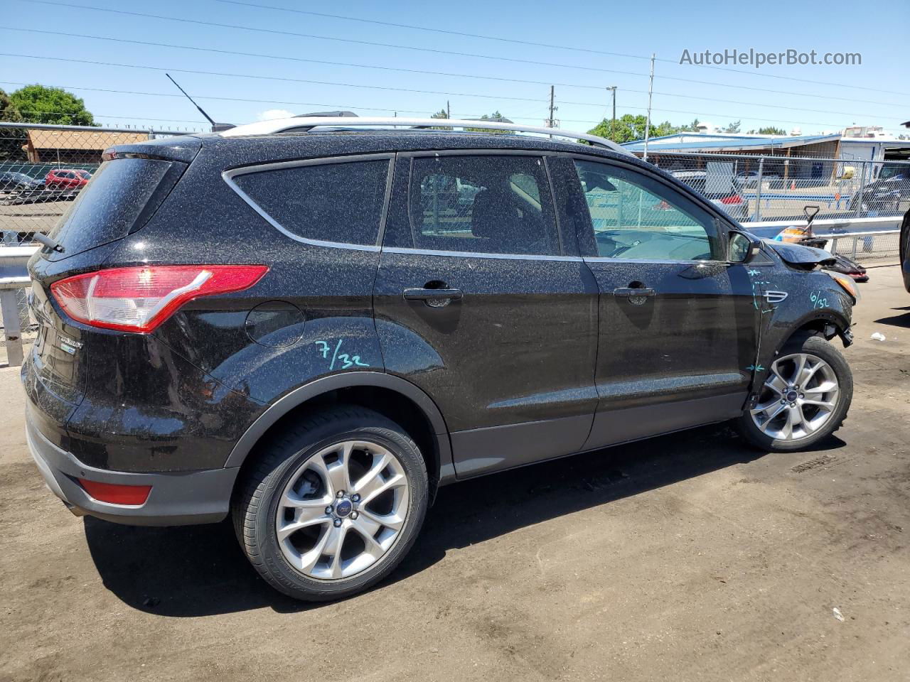 2016 Ford Escape Titanium Black vin: 1FMCU9J93GUC71555