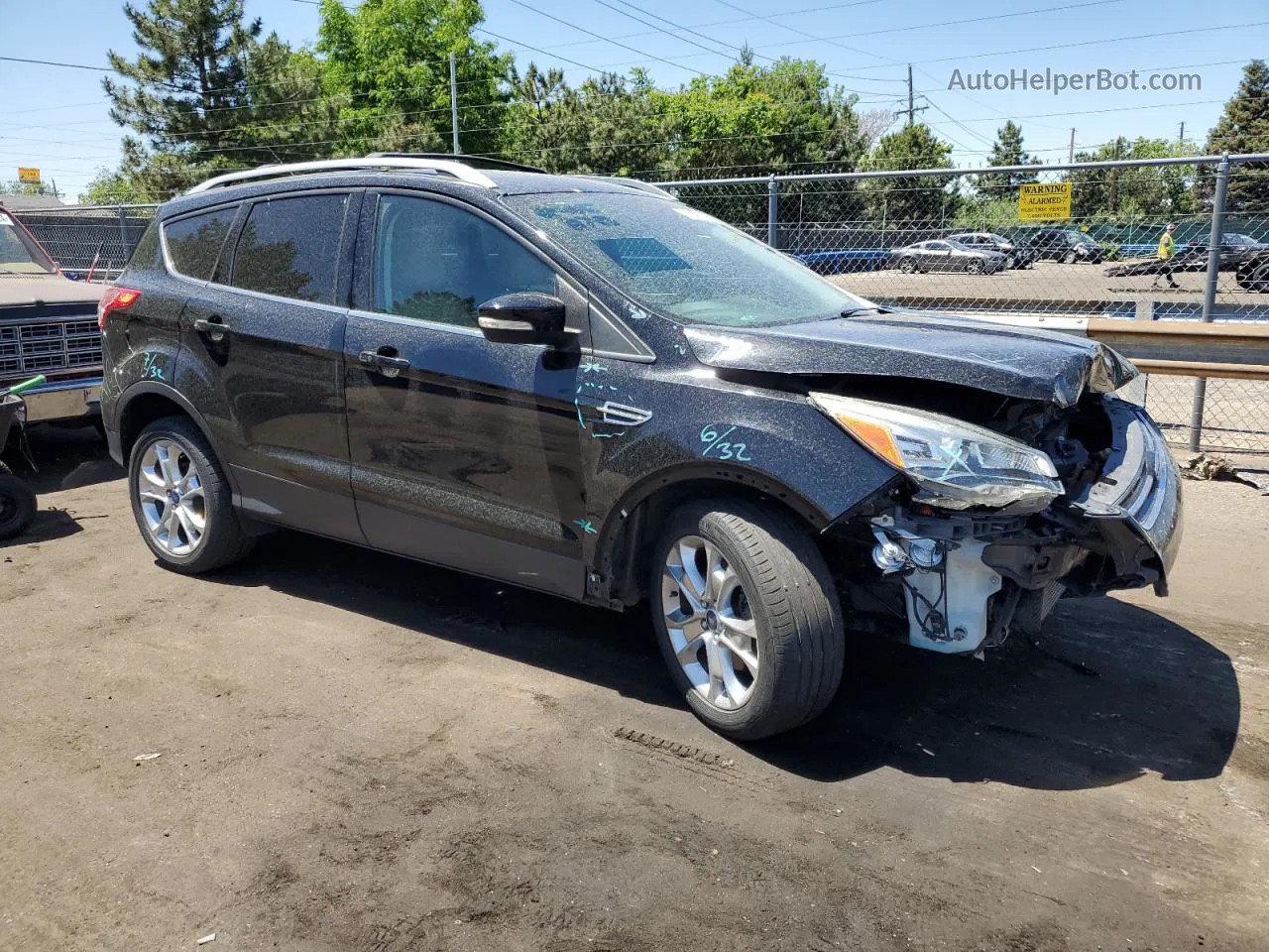 2016 Ford Escape Titanium Black vin: 1FMCU9J93GUC71555