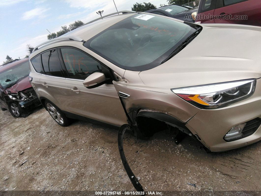 2017 Ford Escape Titanium Золотой vin: 1FMCU9J93HUB59369