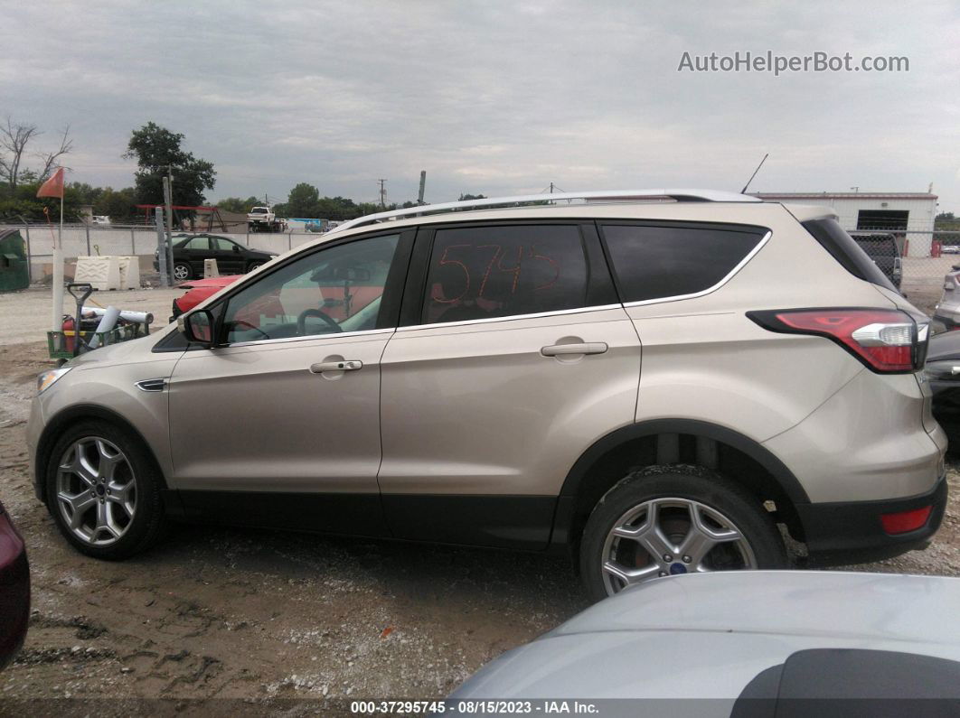 2017 Ford Escape Titanium Золотой vin: 1FMCU9J93HUB59369