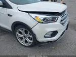 2019 Ford Escape Titanium White vin: 1FMCU9J93KUA15280