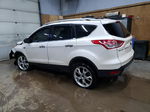 2013 Ford Escape Titanium White vin: 1FMCU9J94DUA85373