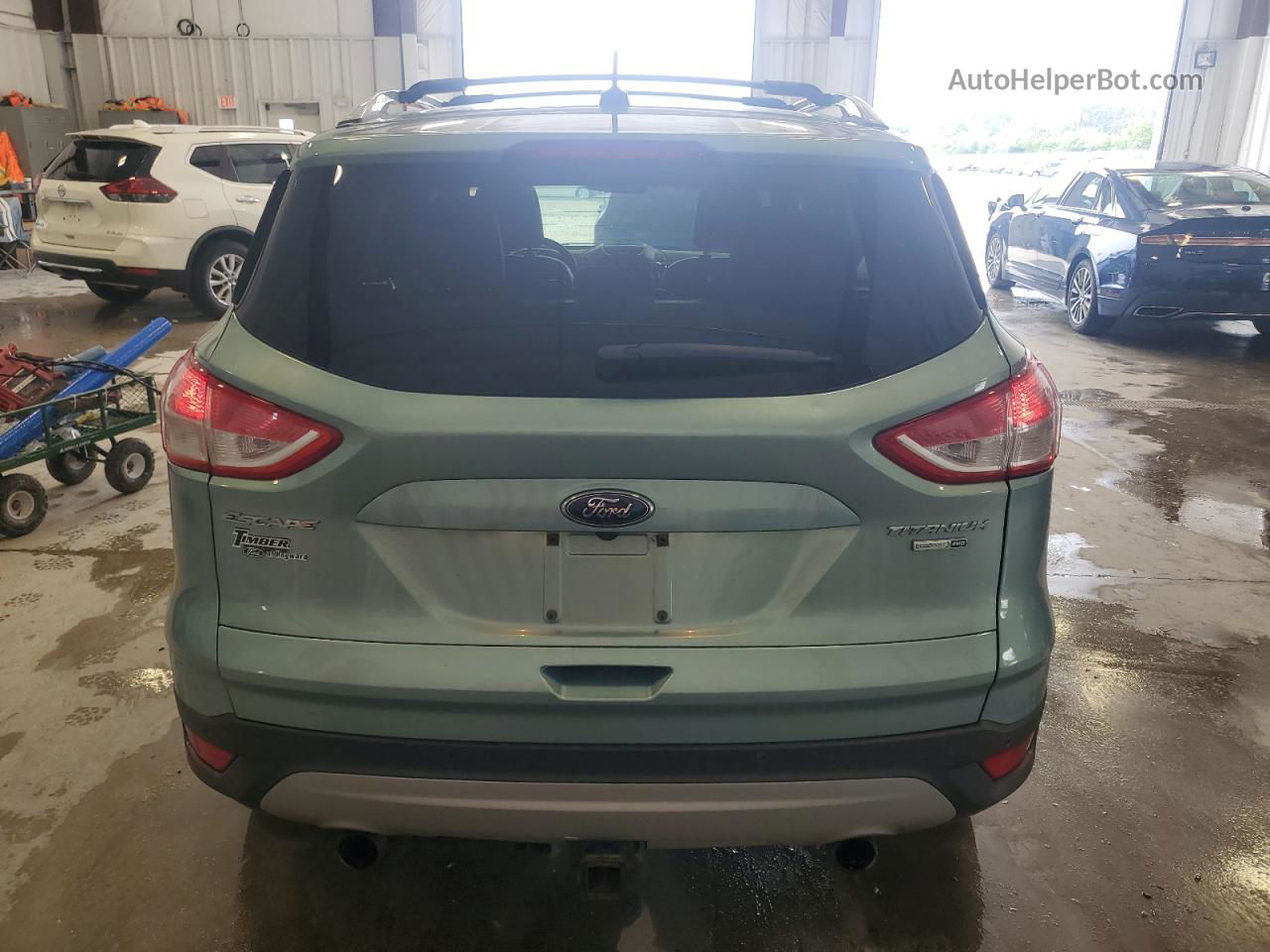 2013 Ford Escape Titanium Blue vin: 1FMCU9J94DUC86299