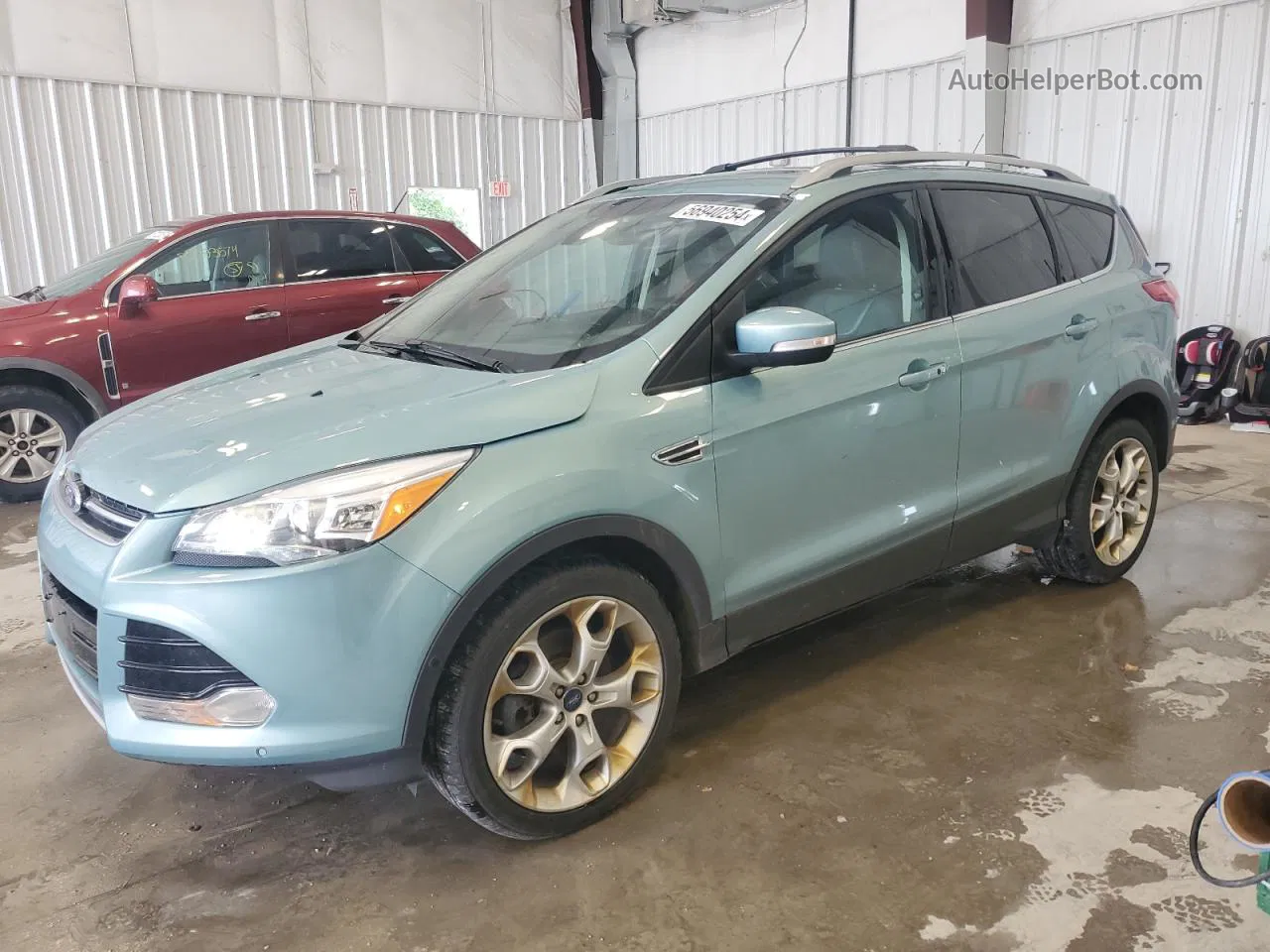 2013 Ford Escape Titanium Blue vin: 1FMCU9J94DUC86299