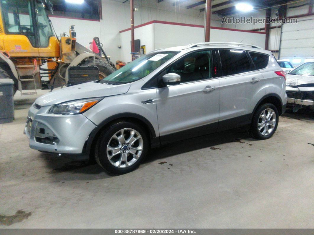 2014 Ford Escape Titanium Silver vin: 1FMCU9J94EUD64534