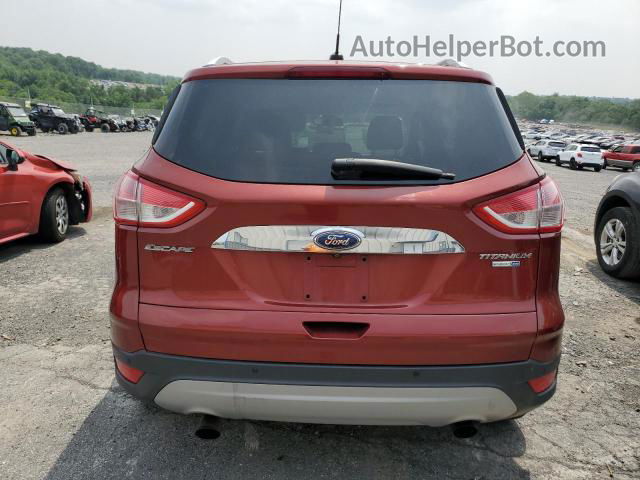 2014 Ford Escape Titanium Оранжевый vin: 1FMCU9J94EUE45369