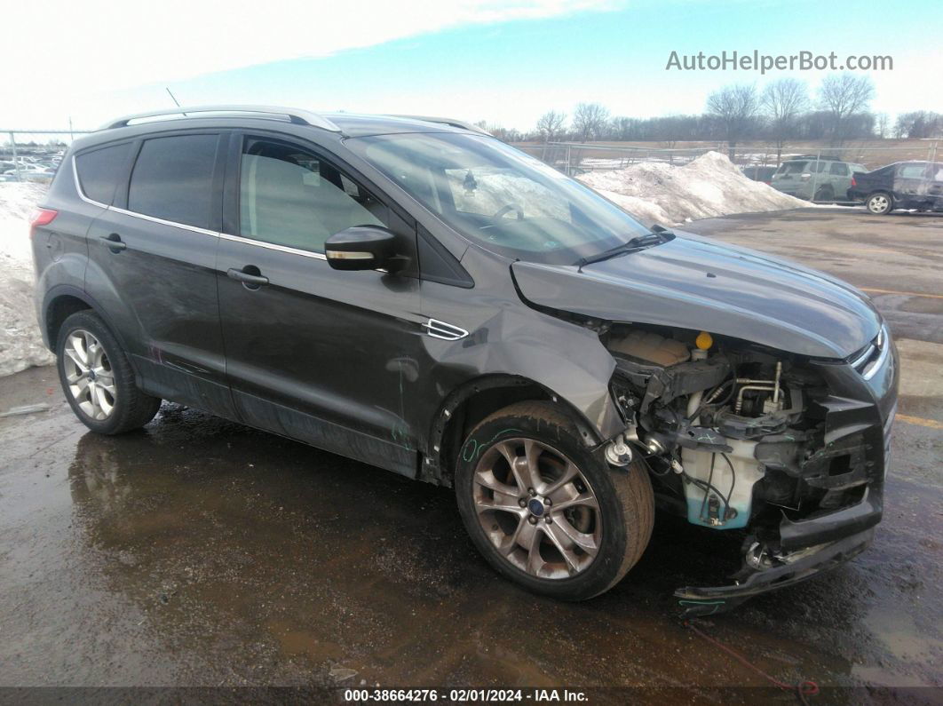 2015 Ford Escape Titanium Gray vin: 1FMCU9J94FUA20123