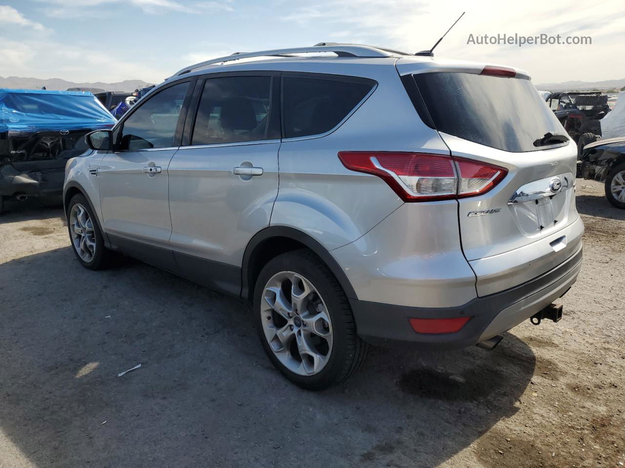 2015 Ford Escape Titanium Silver vin: 1FMCU9J94FUB19864