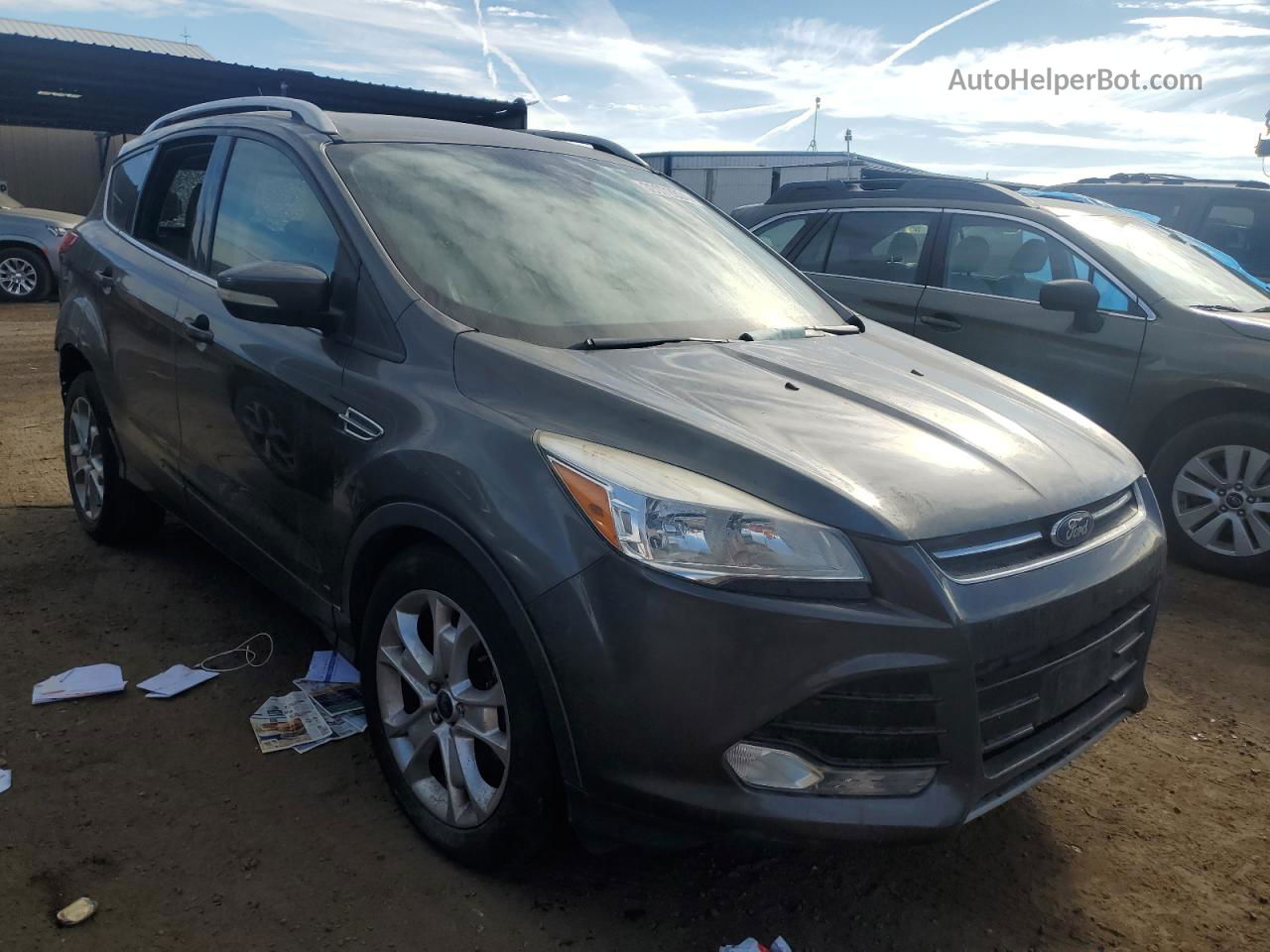 2015 Ford Escape Titanium Черный vin: 1FMCU9J94FUC82286