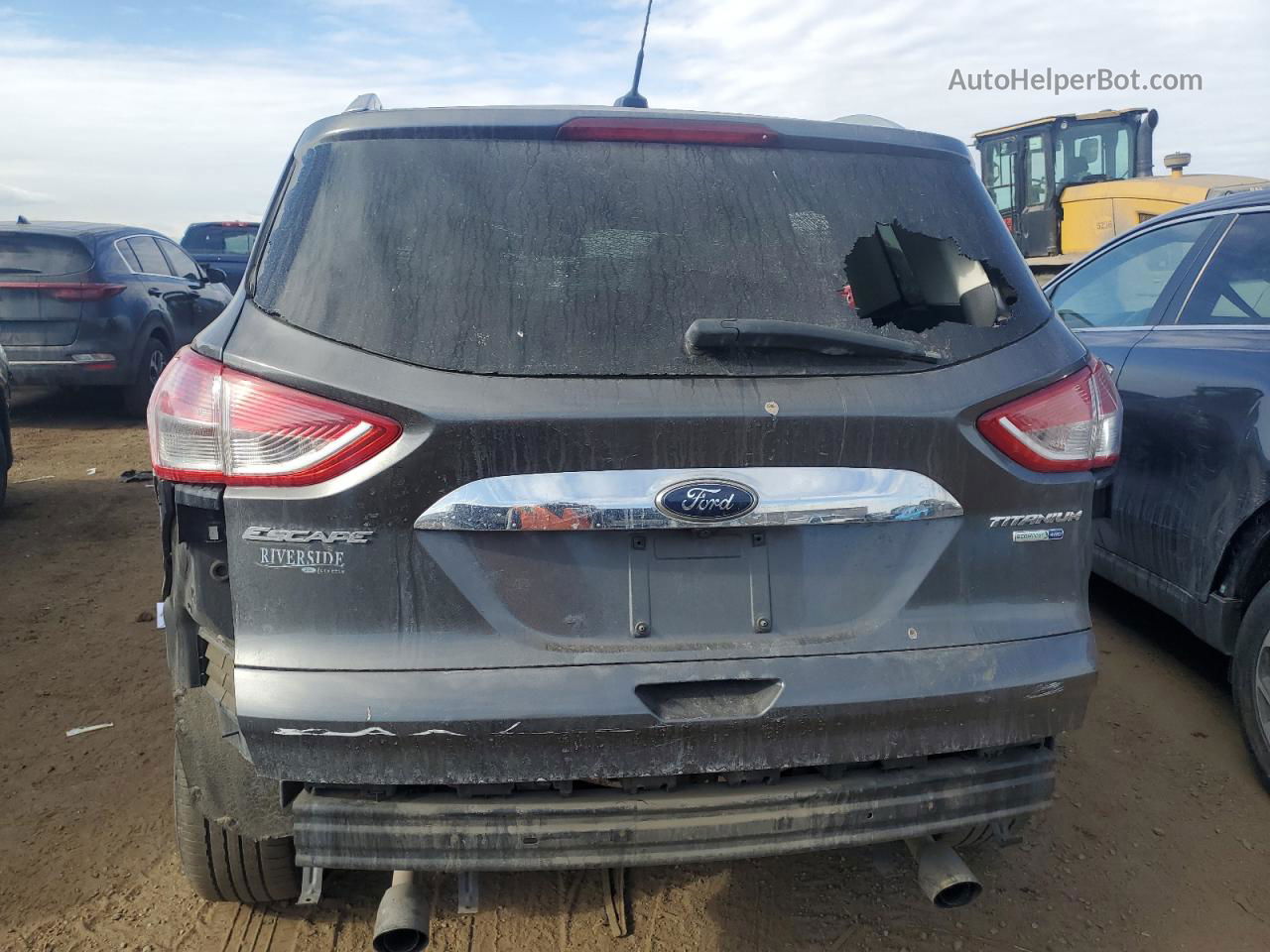 2015 Ford Escape Titanium Black vin: 1FMCU9J94FUC82286