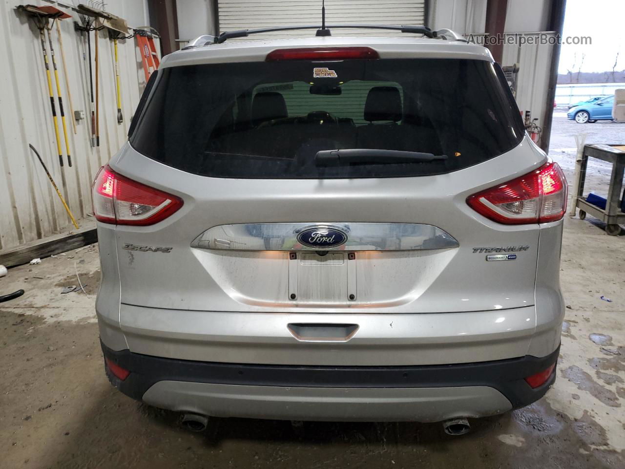 2016 Ford Escape Titanium Silver vin: 1FMCU9J94GUC49077