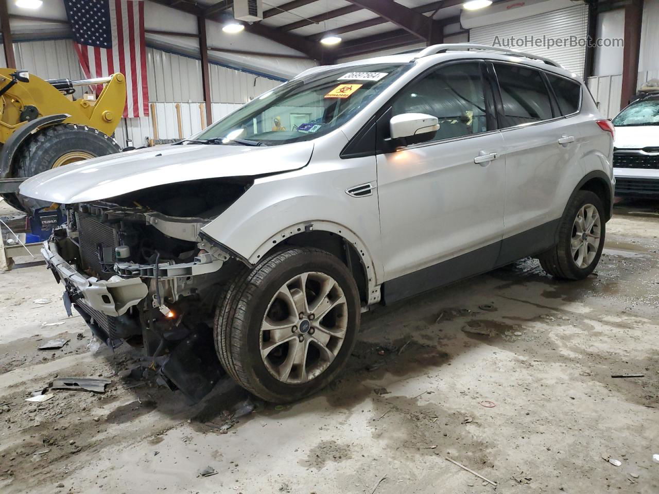 2016 Ford Escape Titanium Silver vin: 1FMCU9J94GUC49077