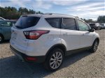 2017 Ford Escape Titanium White vin: 1FMCU9J94HUA07827