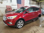 2017 Ford Escape Titanium Red vin: 1FMCU9J94HUC51641