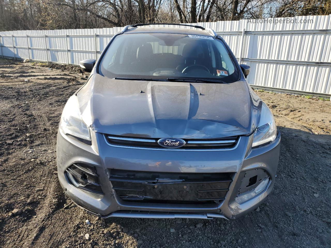 2013 Ford Escape Titanium Gray vin: 1FMCU9J95DUC30341